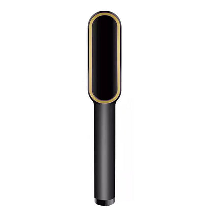Compact Hqt-909B hair straightener design for comfortable grip.