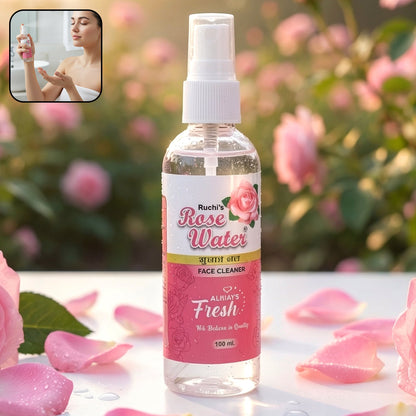 Rose Water Face Spray for glowing and refreshed skin