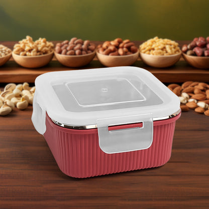 Top view of 400ml container filled with fresh food