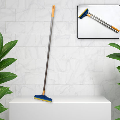 Demonstration of the 120-degree rotating floor cleaning brush on a tiled surface.