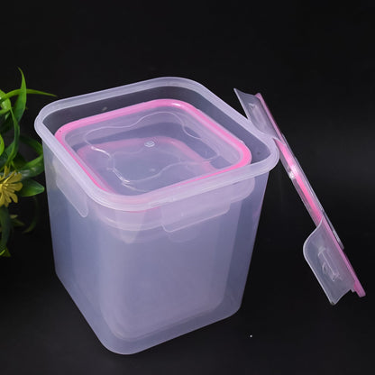 Set of 3 airtight storage containers for kitchen, office, and restaurants