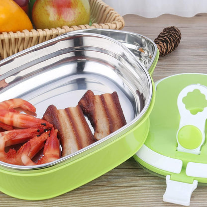 Open view of the spacious insulated lunch box, ready for packing a nutritious meal.