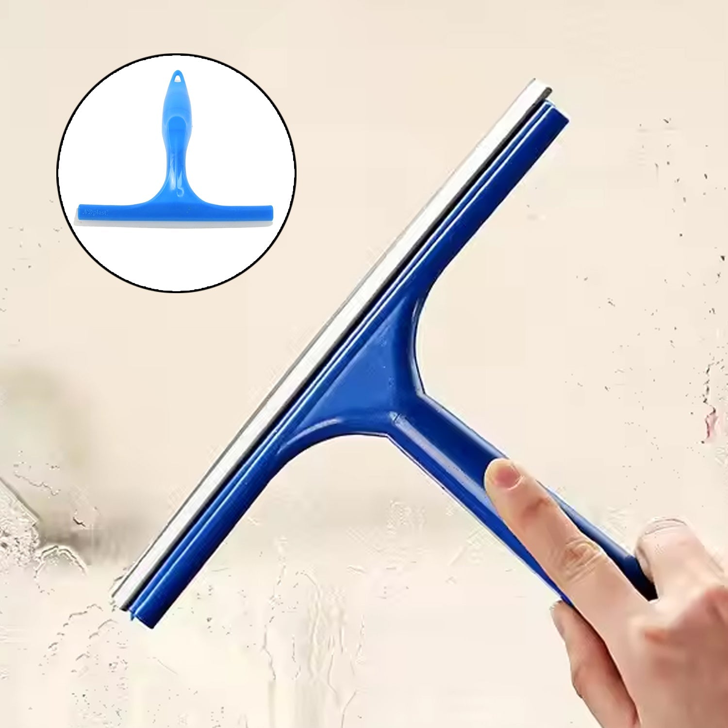 Close-up of the durable blade of the multipurpose kitchen wiper.