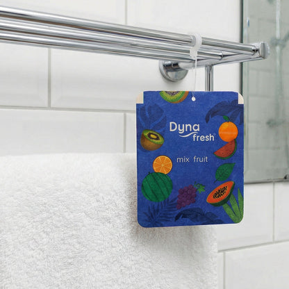 Hanging fruity fragrance deodorizer gel for small indoor spaces