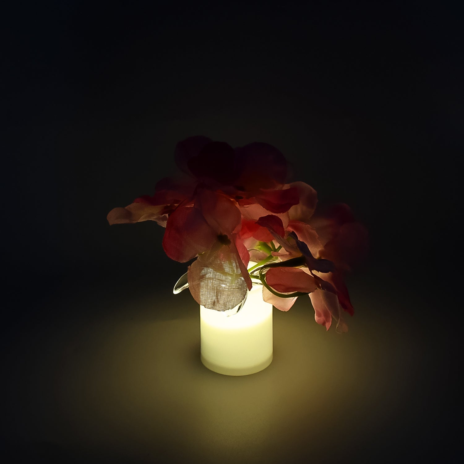 The wireless LED Mood Light gently illuminating a cosy corner, creating a serene and inviting atmosphere.