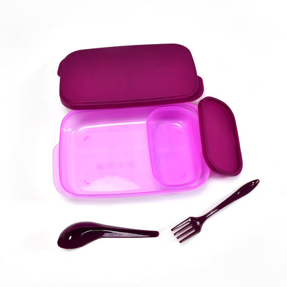 Food-grade plastic lunch box featuring a secure lid for lasting freshness.