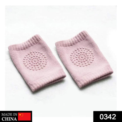 Pair of baby safety knee pads, perfect for crawling and active play.
