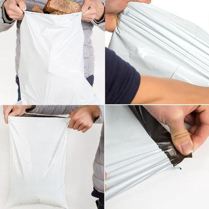 Sealed tamper proof polybag, demonstrating secure closure for delivery.