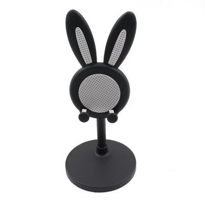The Bunny Phone Stand in a home office setting, perfect for desk organization.