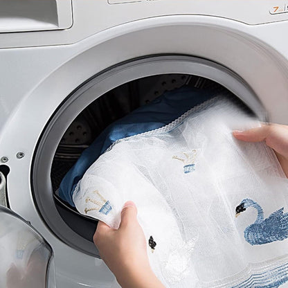 The foldable AC dust cover neatly stored, showcasing its compact design.