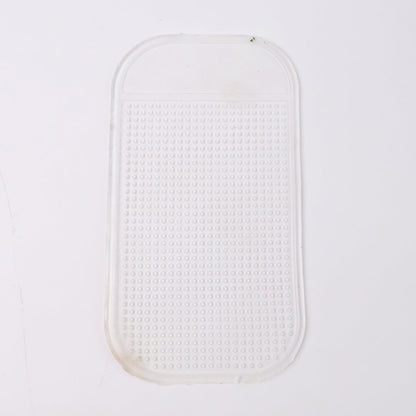 Clear anti-slip dashboard mat blending with vehicle interior