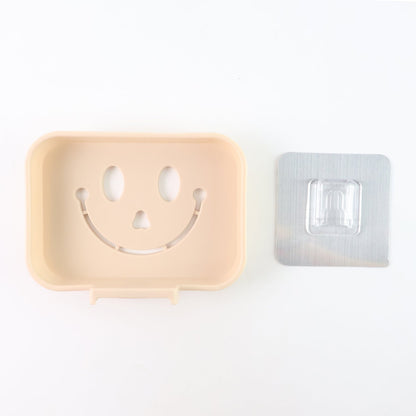Minimalist self adhesive wall mounted soap dish tray