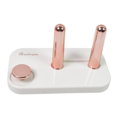 Mounting hardware for wall mounted hair dryer holder