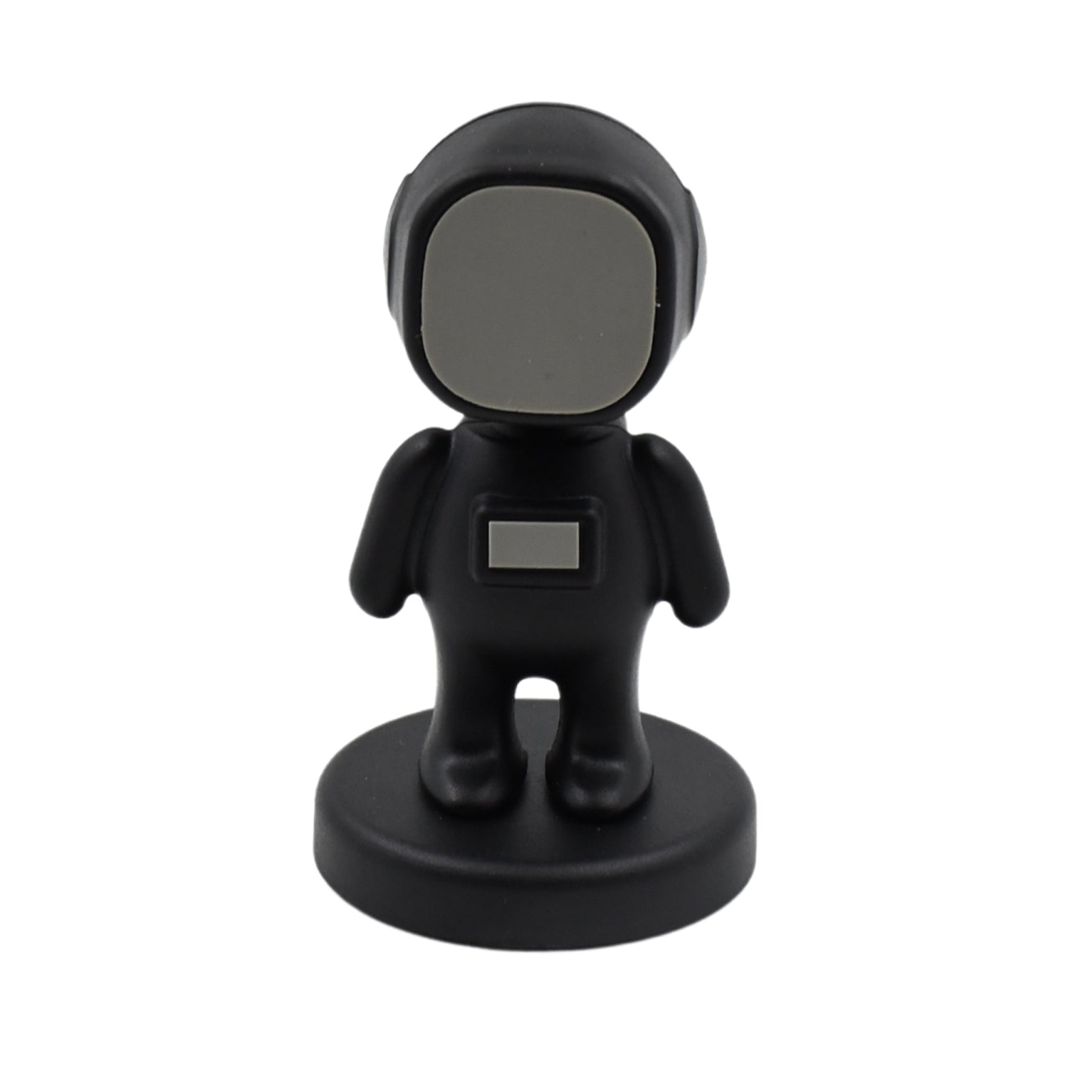 Side view of the stylish Cartoon Astronaut Car Mobile Holder on a dashboard.
