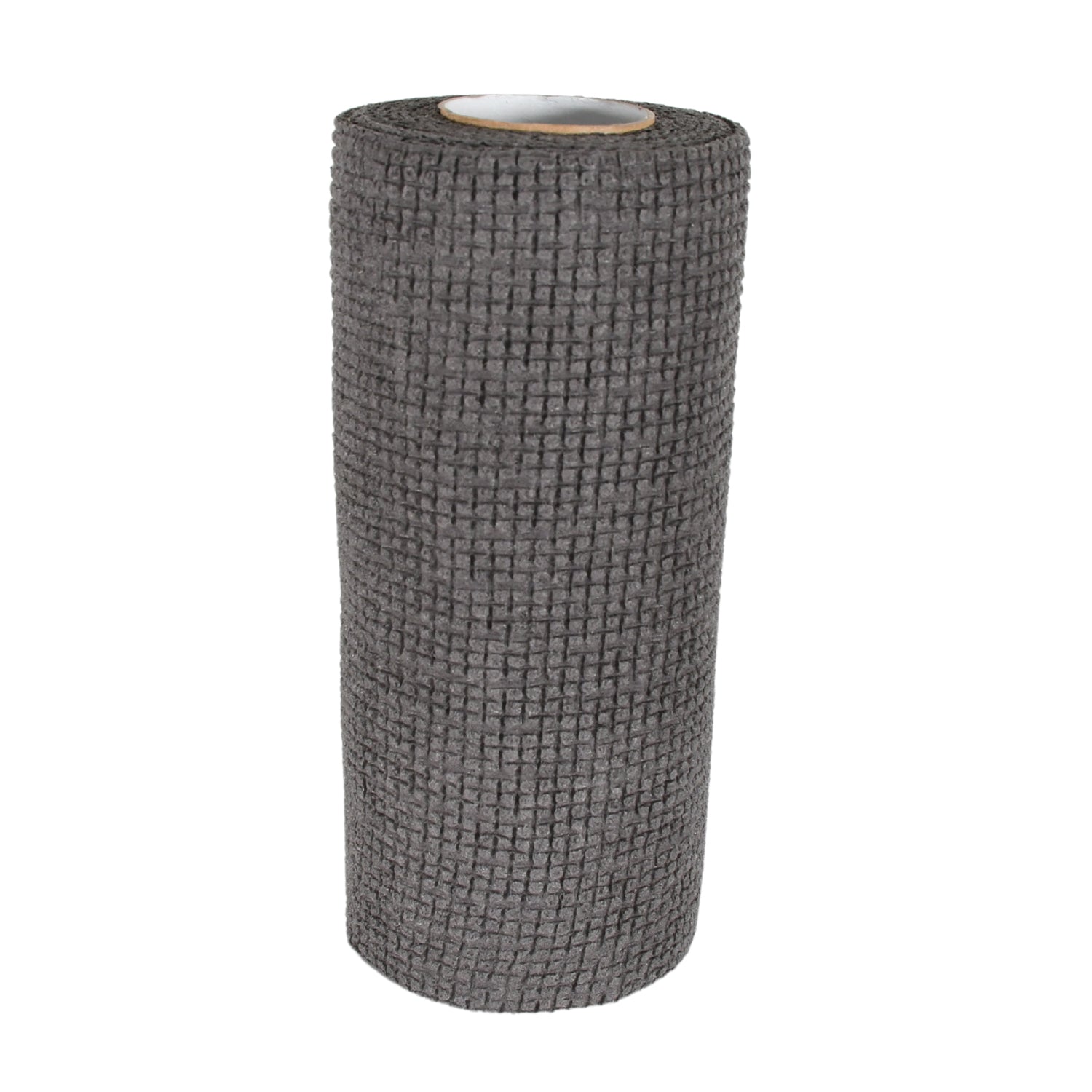 Hand demonstrating the flexible and easy-to-handle kitchen scrub cloth.