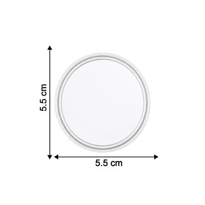 Car side mirror with blind spot mirror attached