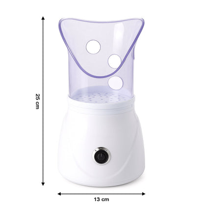 Facial steamer mist providing deep pore cleansing and skin hydration