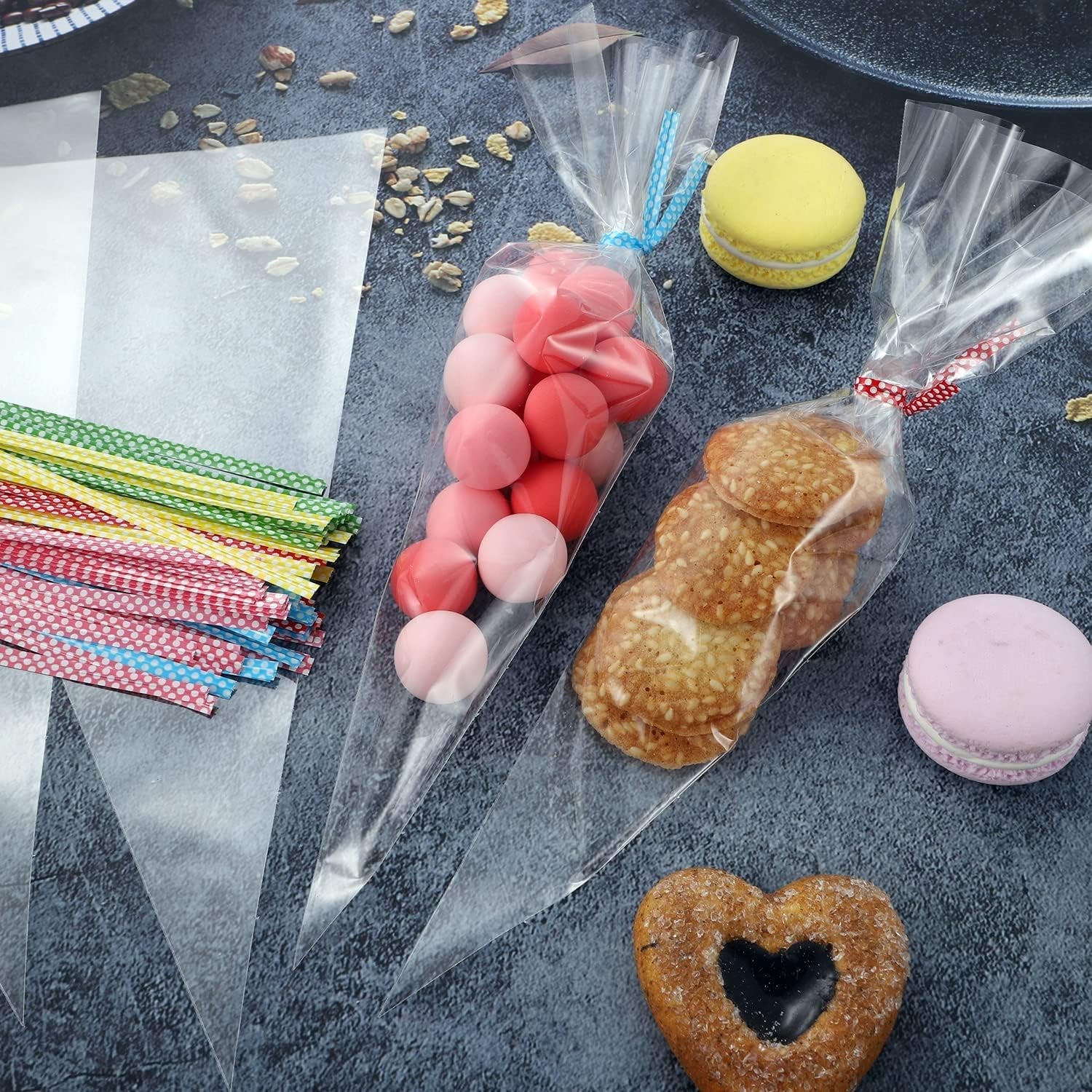 Person decorating a cake using a disposable piping bag effortlessly