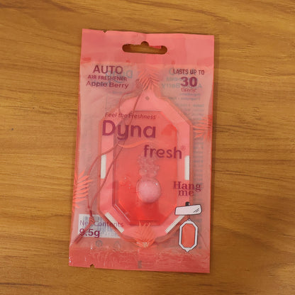 Apple Berry gel air freshener with background