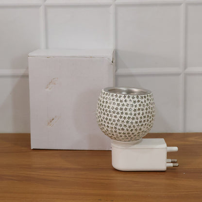 Packaged star cut glass aroma diffuser night lamp ready for gifting