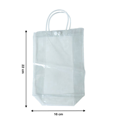 Multipurpose PVC storage bag suitable for organizing essentials on the go