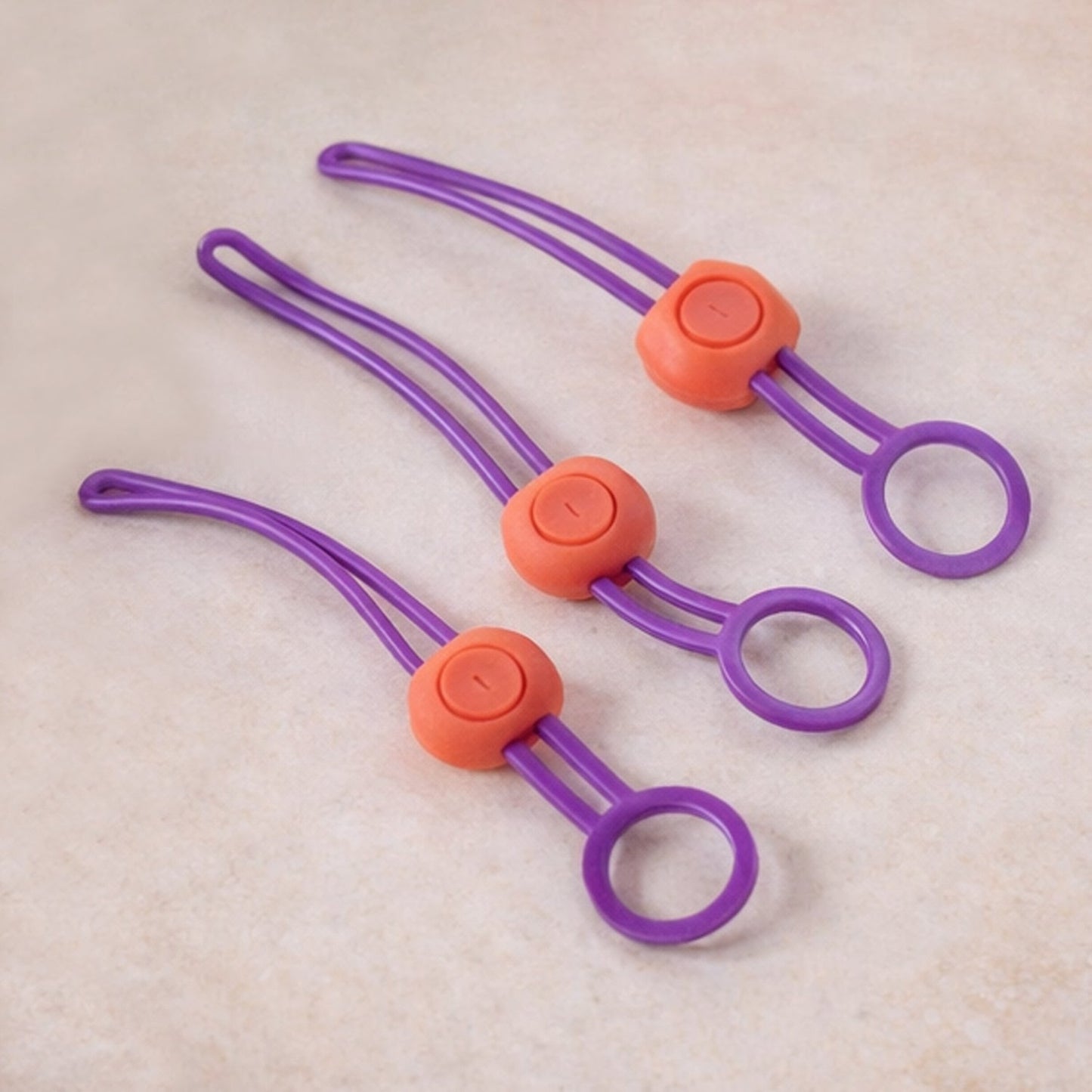 Reusable silicone food bag sealing clips in kitchen environment
