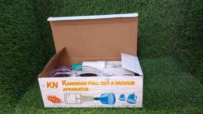 All components of the 6-piece Vacuum Cupping Set neatly arranged for display.