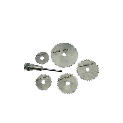Individual high-speed steel cutting disc for accurate rotary tool applications.