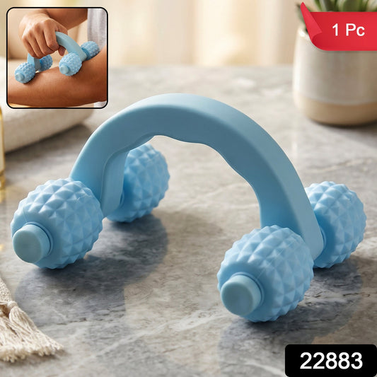 Packaging of the 4 roller manual body massager.