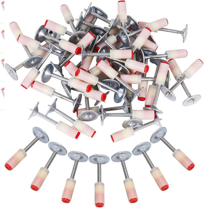 Assortment of durable steel nails for various fastening applications