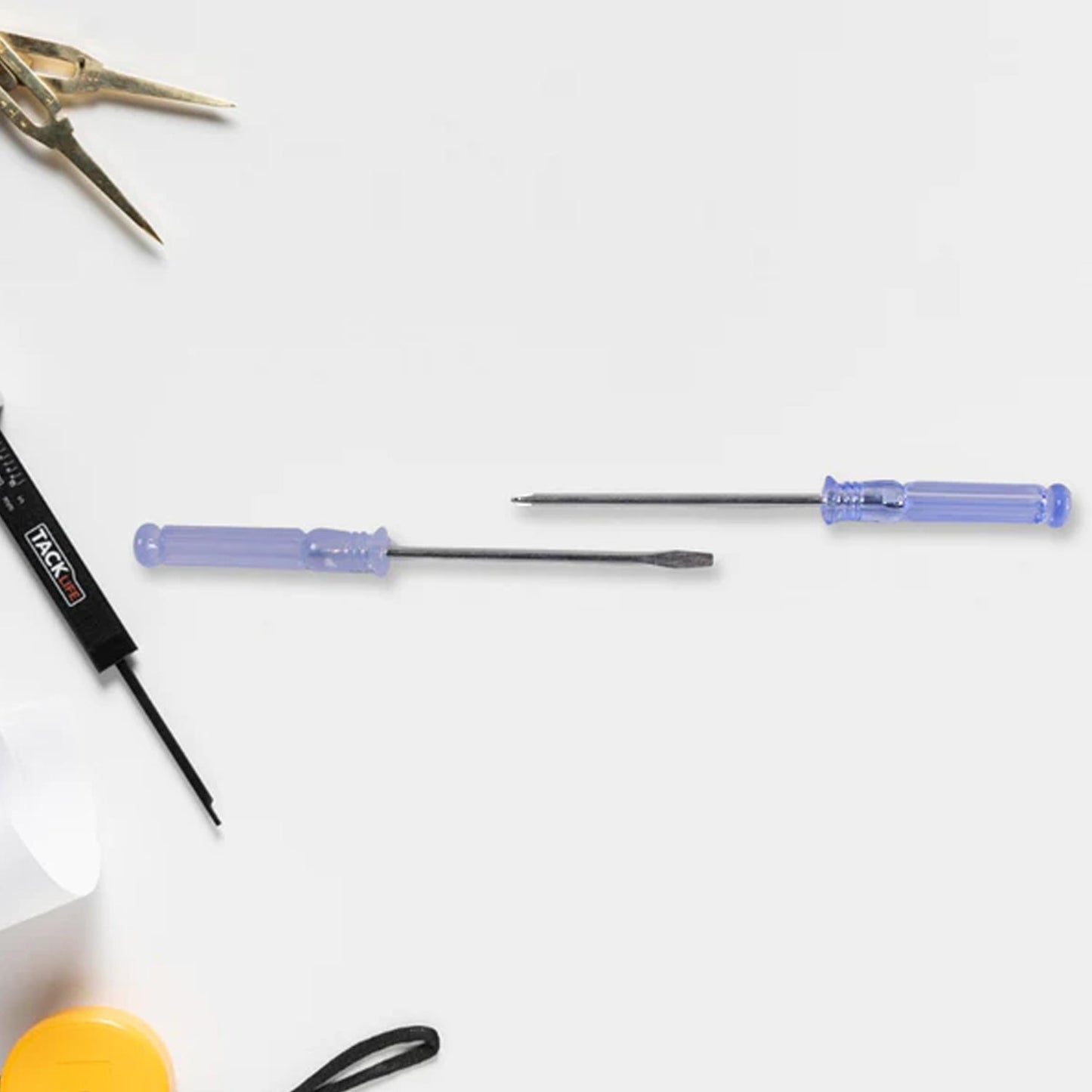 Ergonomic multi screwdriver hand tool kit with durable handles and heads