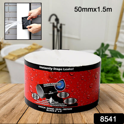 Waterproof pipe repair using sealing tape for household fixes