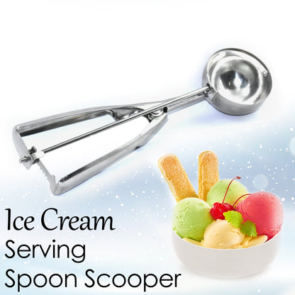 Classic design stainless steel ice cream scoop from Indo Glow.
