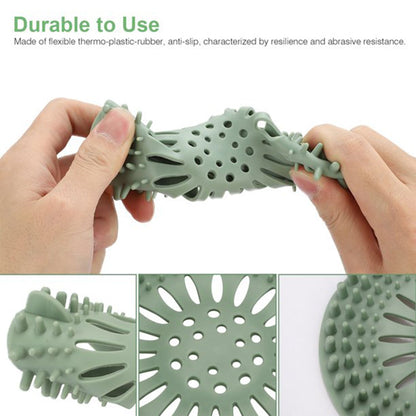 High-quality plastic hair catcher for bathroom floors, ensuring long-lasting clog protection.