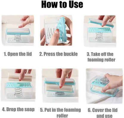 Dual use soap holder featuring drainage design for keeping soap dry