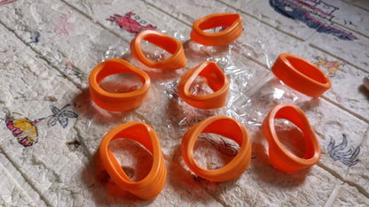 Texture of a silicone luggage wheel cover, designed for enhanced grip and shock absorption.