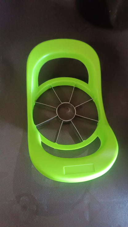 Ergonomic design of the Quickslice apple cutter for comfortable grip.