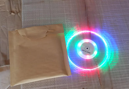 Waterproof LED coaster in use, enhancing a vibrant party atmosphere.