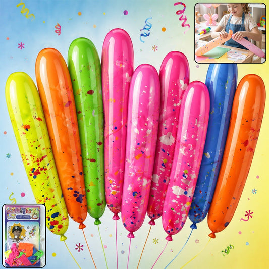 Big multicolor party balloons pack