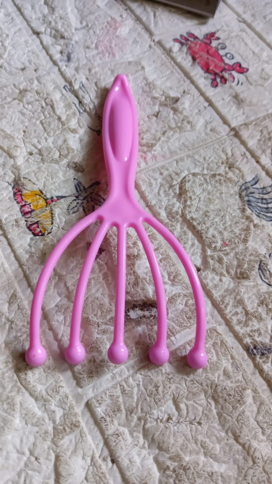 Travel Scalp Head Massager Relaxer Portable Body Stress Relief Tool (1 Pc)
