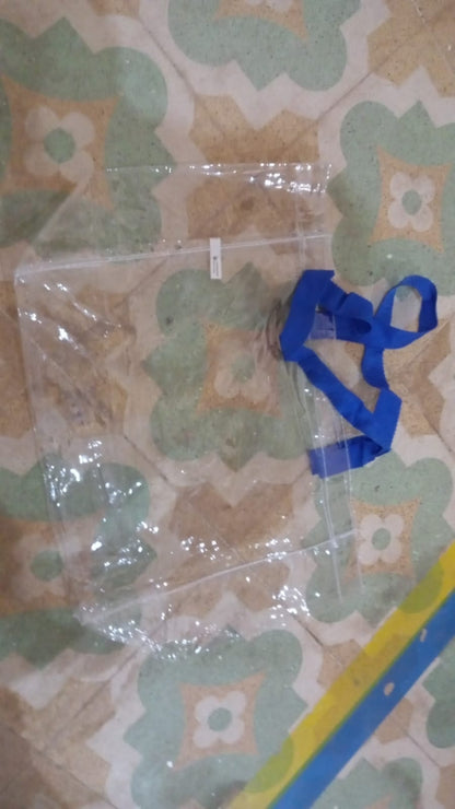 Transparent gift bag from Velvet Organizers, ready for your special occasion.