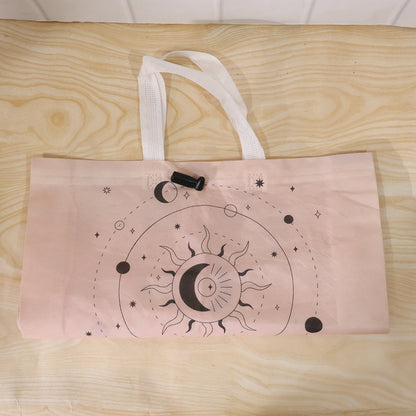 Folded and compact view of multipurpose carry bag