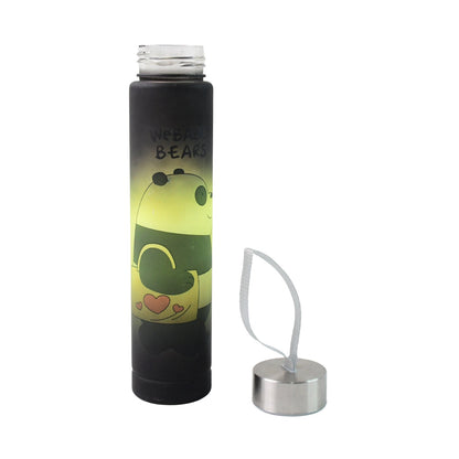 Cute cartoon plastic water bottle perfect for kids and students' hydration