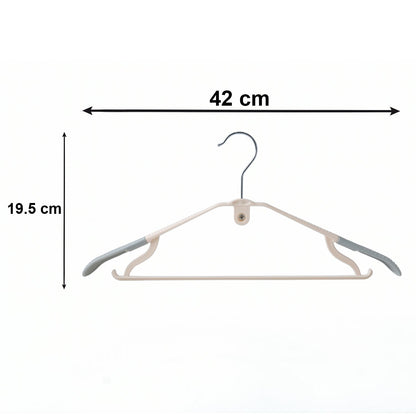 Lightweight plastic hangers for easy handling