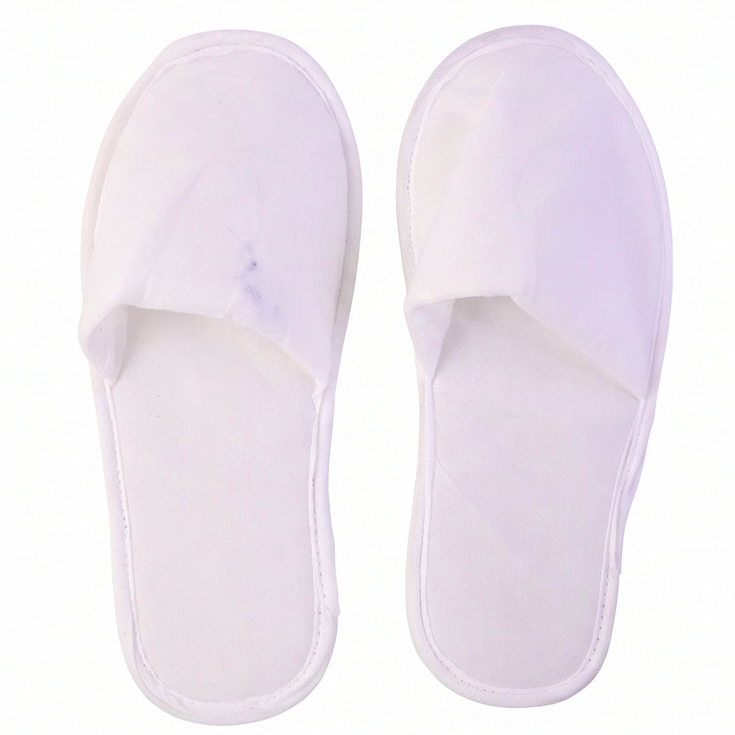 Soft Closed Toe Slippers for Hotel Spa Guest and Home White 28 x 11 cm (1 Pair) view 4