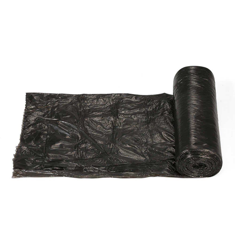 Heavy-duty biodegradable trash bags, ensuring leak-proof waste disposal.