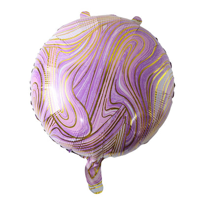 Easy-to-use round foil balloon for parties