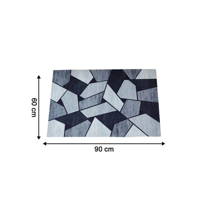 Decorative geometric floor mat for stylish home decor