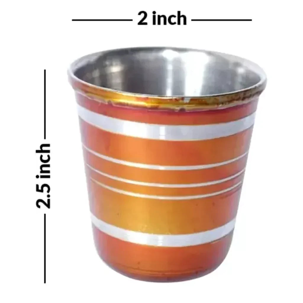 Infant-friendly stainless steel kids glass, ideal as a musical toy.