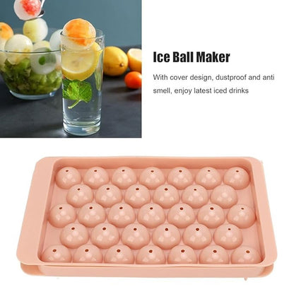 Freezer ice mold tray in plastic